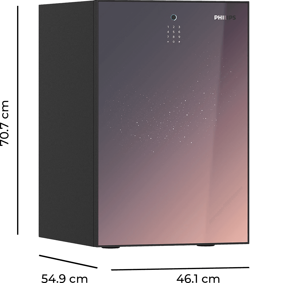 Két sắt chống cháy Philips SBX501-7C0 ( Kt:706.7*461*548.5)