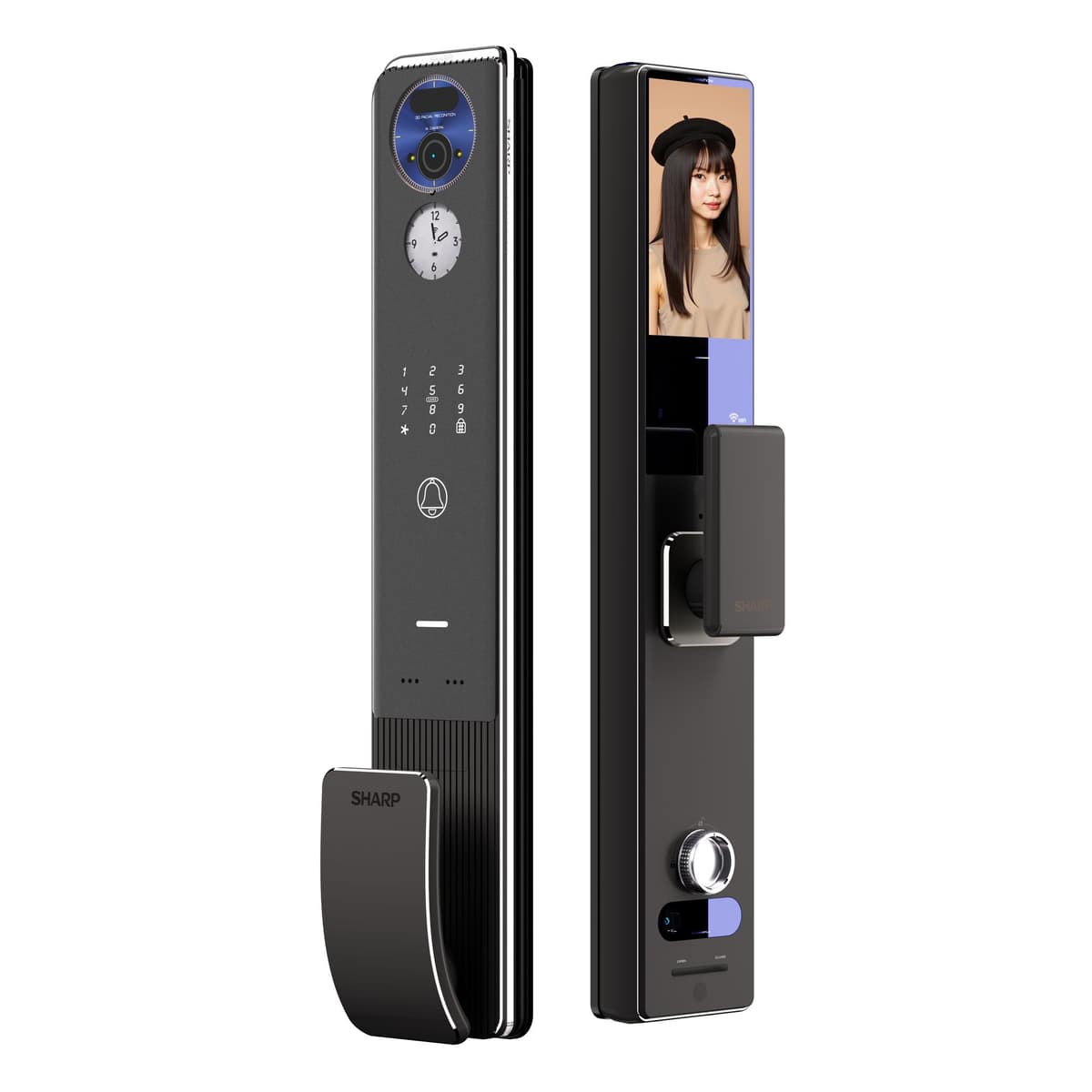 Khóa nhận diện khuôn mặt Sharp H4-FV (Nhật)