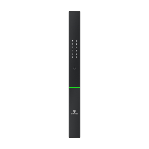 Khóa cửa vân tay Gabörse GE-107AP-EU trên nền trắng, ảnh đúng sản phẩm từ hãng