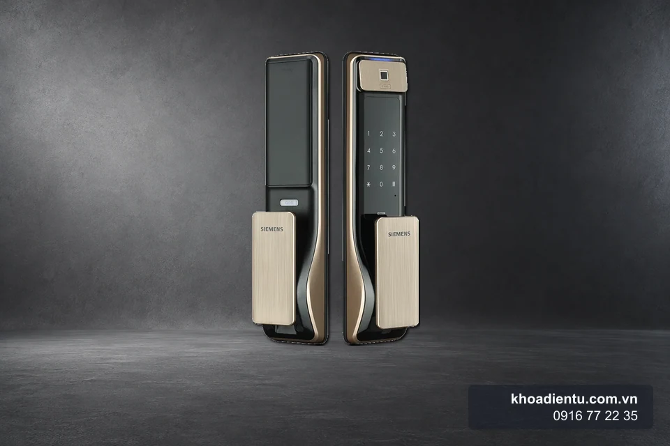 Khóa vân tay Siemens C621 (Đức) trên nền studio xám than