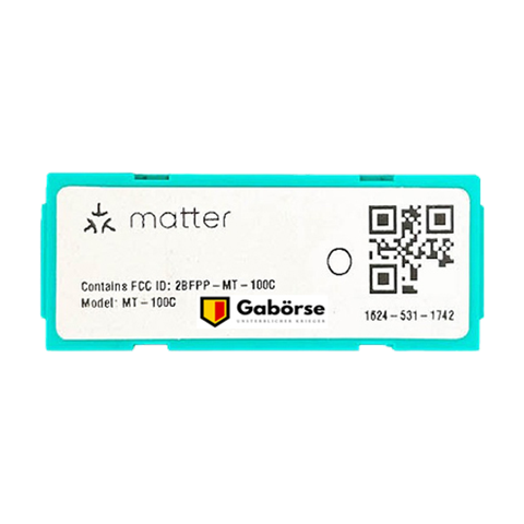 Module kết nối IoT Gabörse Matter trên nền trắng, ảnh đúng sản phẩm từ hãng